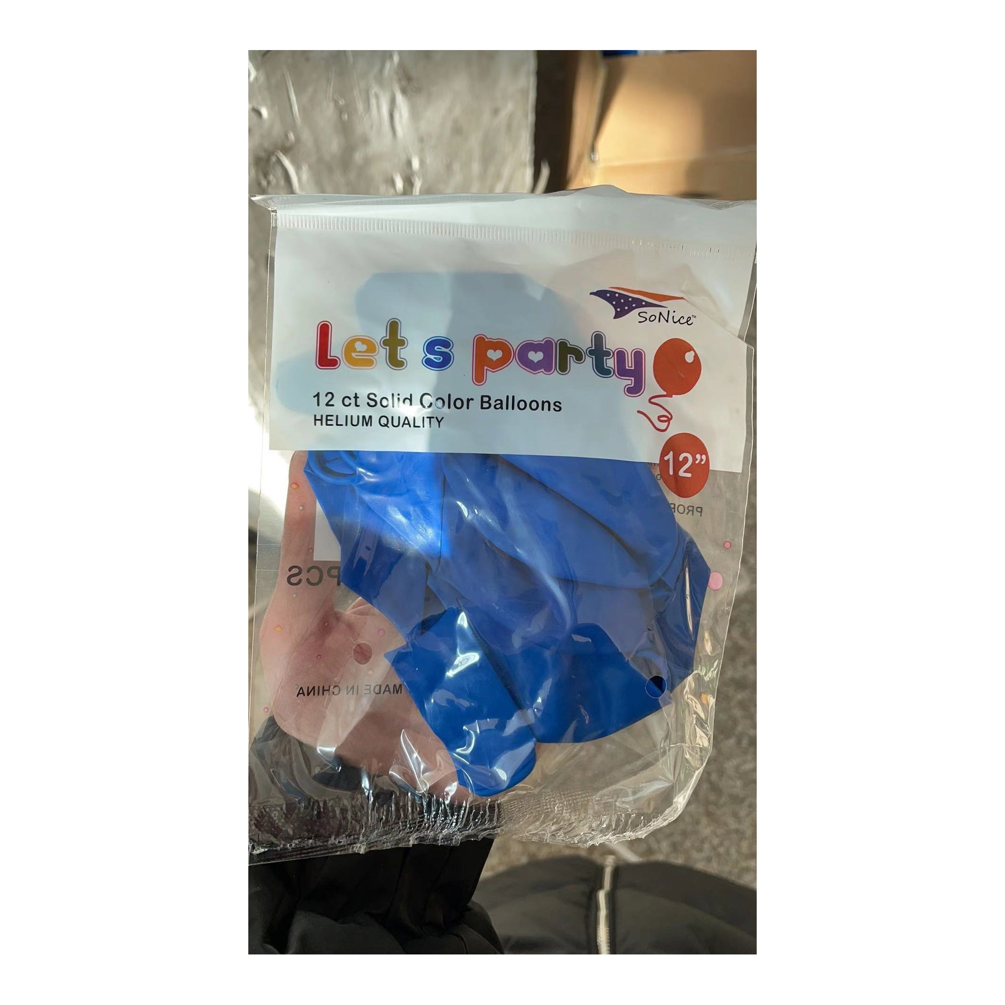 12"Balloons Royal Blue 12 ct